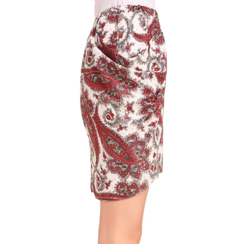 NEW ISABEL MARANT PAISLEY PRINT MINI SKIRT - Picture 5 of 10